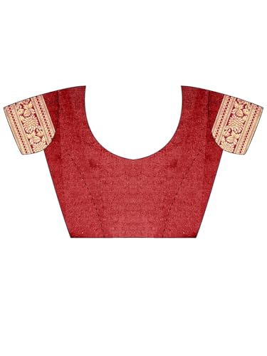 Image of AKHILAM Women's Georgette Embellished Designer Saree With Unstitched Blouse Piece