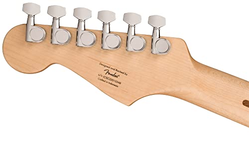 Image of Fender Squier Sonic Stratocaster HSS - Tahitian Coral Bundle with Tuner, Strap, Picks, and Austin Bazaar Guitar DVD