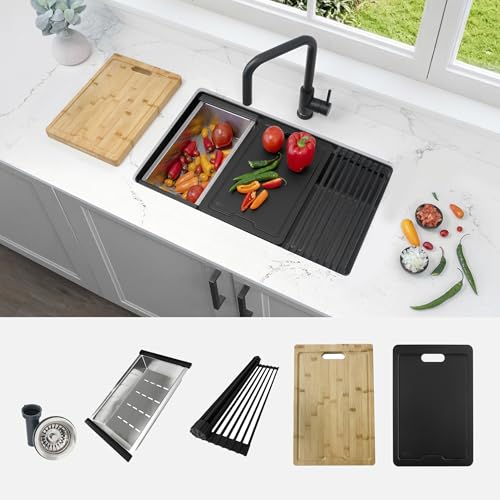 Stylish 28 x 18 Inch Composite Granite...