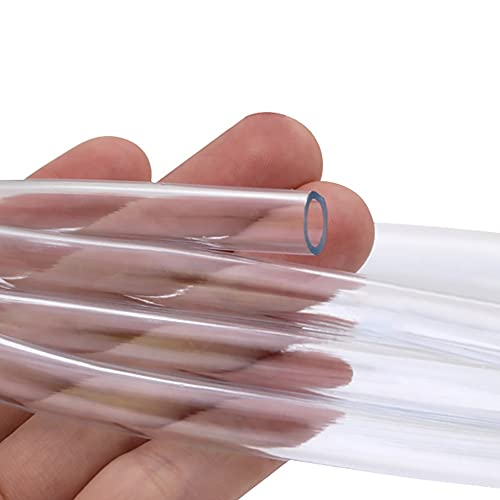 PVC Schlauch 1-10meter Lebensmittelgrad Peristaltikpumpe Rohr Silikonrohr Schlauchrohr Innendurchmesser 0,8-7,9 mm Silikonschlauch (Length : 10Meters, Specification : 4.8mm x 8mm)