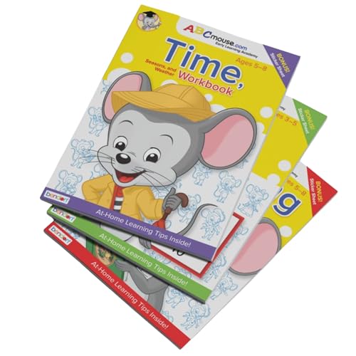 ABCmouse Seasonal Learning Collection – Engaging Workbooks for Kids Ages 3-8 Time Concepts, Weather & Seasonal Changes, Science, Math & Literacy Activities, Perfect for Homeschool & Classroom Learning