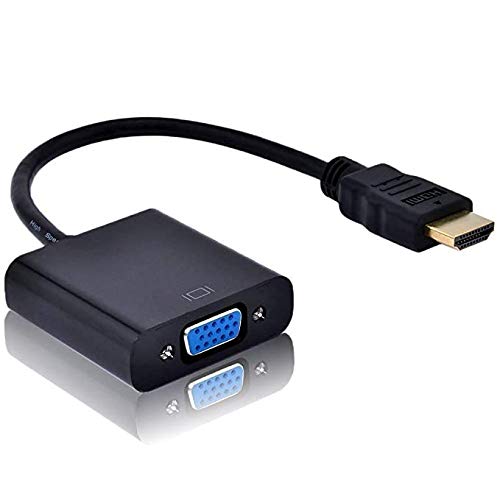 BigPlayer HDMI Male to VGA Female Video Converter Adapter Cable (Black) (B08K5MQ1WM) Amazon Price History, Amazon Price Tracker