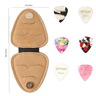 Médiators pour Guitare, Étui de Guitare en PU avec 6 Pièces Médiators de Guitare, Pour Guitare/Guitare Électrique/Basse… - Les Beatles, Paul McCartney, John Lennon, RIngo Starr, George Harrison Médiators pour Guitare, Étui de Guitare en PU avec 6 Pièces Médiators de Guitare, Pour Guitare/Guitare Électrique/Basse… – Image 2