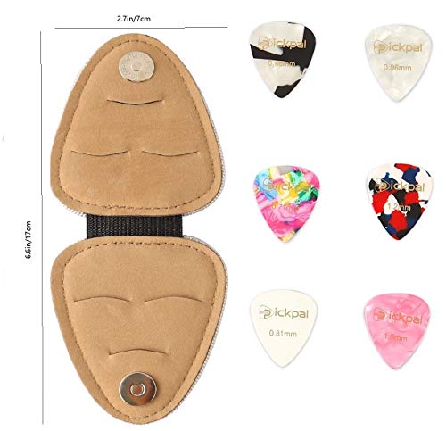 Médiators pour Guitare, Étui de Guitare en PU avec 6 Pièces Médiators de Guitare, Pour Guitare/Guitare Électrique/Basse… - Les Beatles, Paul McCartney, John Lennon, RIngo Starr, George Harrison Médiators pour Guitare, Étui de Guitare en PU avec 6 Pièces Médiators de Guitare, Pour Guitare/Guitare Électrique/Basse… – Image 3