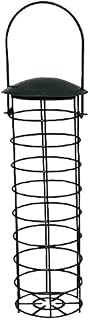 Kingfisher BF029 Green Standard Suet Fat Ball Bird Feeder, Transparent, 9x9x31 cm