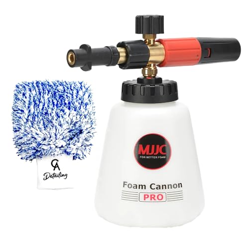 CA Detailing MJC Snow Foam Lance Cannon Pro V2 with Karcher Compatible Adaptor + Wash Mitt
