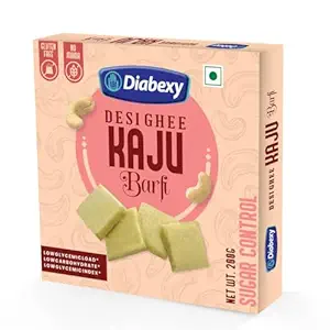 Diabexy Desi Ghee Sugar Free Kaju Barfi Gift Pack for Diabetics- 200g