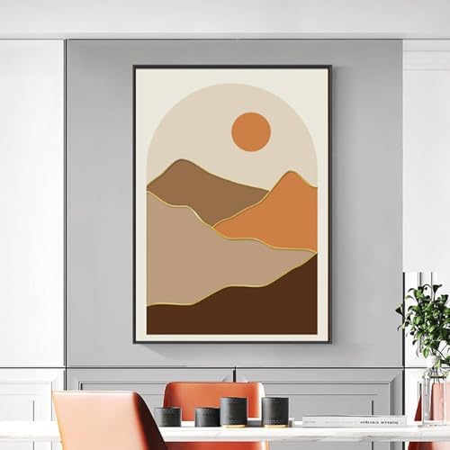 Decorative Electrical Breaker Box Cover - Wall-Mounted Distribution Panel Art (Blue, 50x70cm/19.6x27.5in) - Stylish Home Decor for Electrical Panels