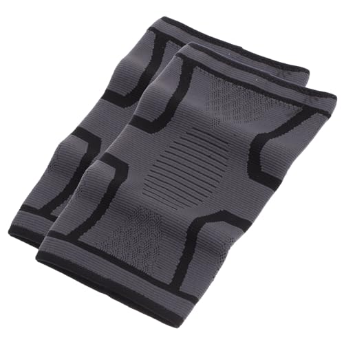 FRCOLOR 1Pair Compression Arm Sleeve Breathable Elastic Sports Elbow Protector for Men Black for Relief From Joint and Swelling During Sports Activities