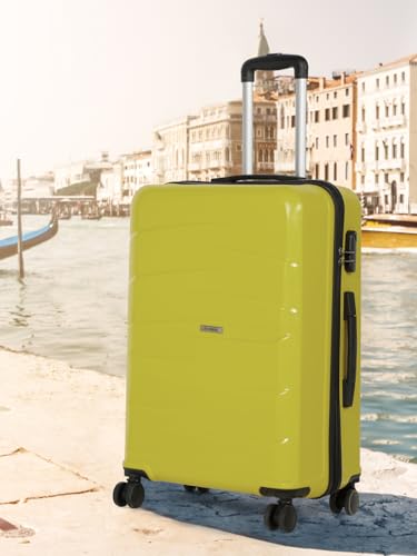 Image of Teakwood Dune Trolley Bag for Travel - Durable for Weekend Business Trip & Airline Cabin Fit - Smooth Wheels & Telescopic Handle Luggage Suitcase