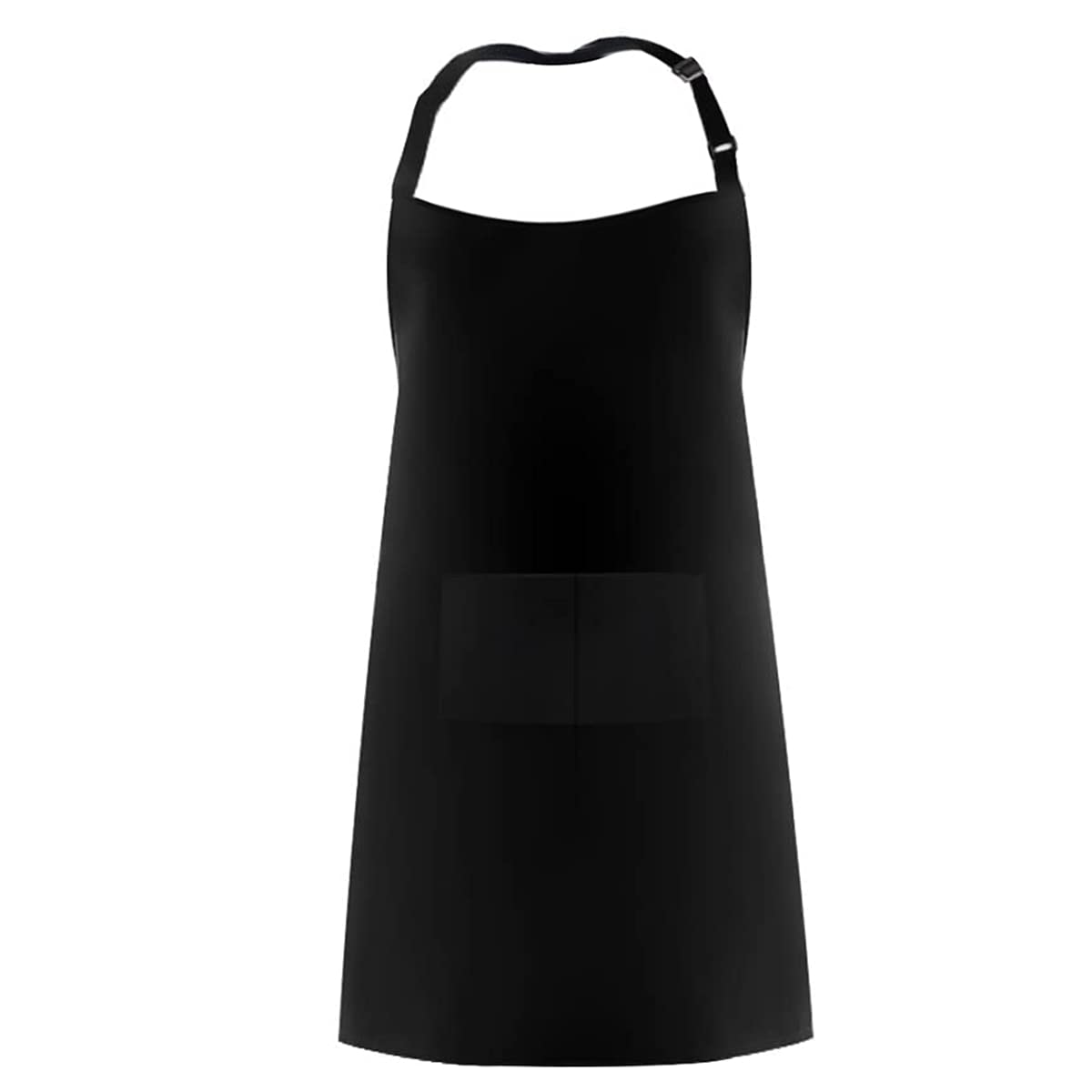 TYPHEERX Chef Apron Cooking Black Aprons with 2 Pockets for Kitchen BBQ Restaurant Baking