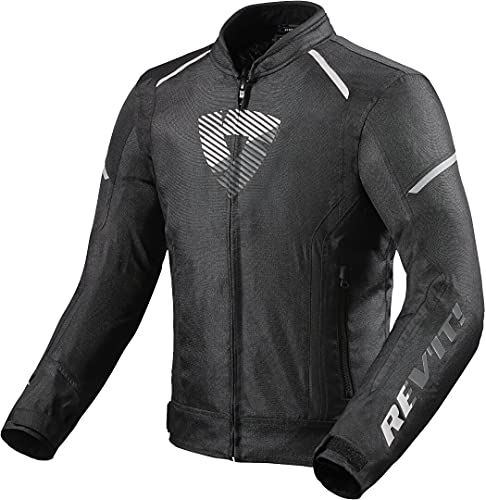 Blouson moto REV'IT! Sprint H2O noir et blanc taille M étanche
