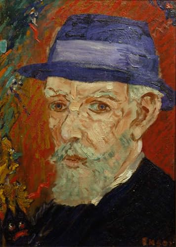 Impression Sur Toile Autoportrait 60x90cm Peinture Pour Décoration Salon