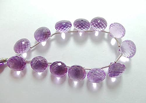 Améthyste rose naturelle 9x11mm facettée pour remplacer les perles ternes de vos anciens bijoux