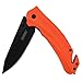 Kershaw, Nóż składany, Barricade Linerlock, ostrze: 8,9 cm, Drop Point, pomarańczowy, scyzoryk, rozszerzony obrót, przypinka na kciuk, klips kieszonkowy