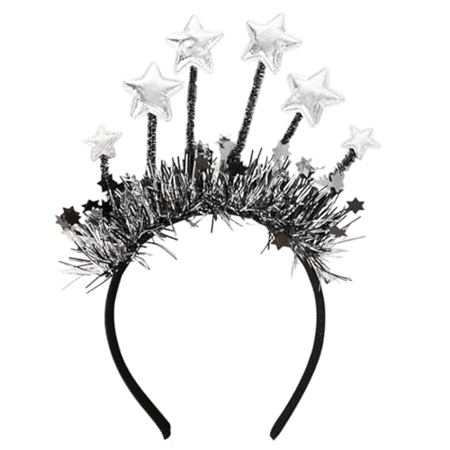 Diademas navideñas para mujer, diadema con purpurina para Año Nuevo 2026, tiara de lentejuelas para fiesta, para Navidad, cumpleaños, boda, oficina, sesiones de fotos, cabina de fotos, familiares y