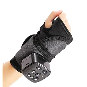 Electric Hands Massager, Hand Massager with Heating Pad, Wrist Massager for Pain Relief, Multi-Function Hand Joint Vibration Massage