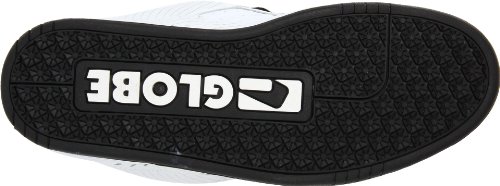 Image of Globe Mens Fusion Skate Shoes, White /Black /White, 10.5 D US
