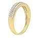 Imagen de Dazzlingrock Collection Anillo apilable de oro macizo de 18 quilates de 0