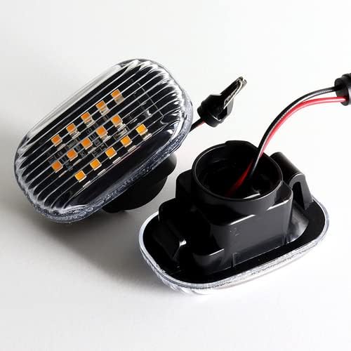 Miniatura 2 de Par de luces LED ámbar de señal de giro lateral compatible con Toyota MR2 1991-1995 y compatible con Toyota Celica 1994-2005 y compatible con Toyota