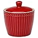 Produktbild GreenGate Porzellan-Zuckertopf, Alice Red