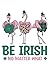 St. Patricks Day Irland Irisch Flamingo: Notizbuch 120 Seiten liniertes Papier Handliches Format (15,24 × 22,86 cm entspricht ungefähr DIN A5)
