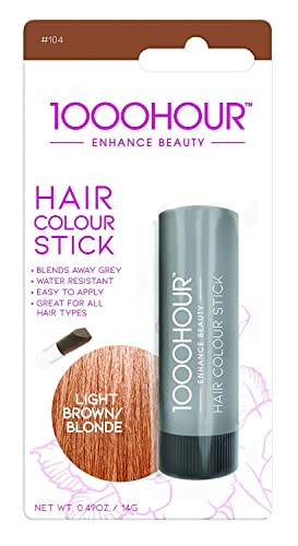 1000 Hour Hair Color Stick Instant Touch-Up For Grey Hair 4 Colors! (Light Brown)