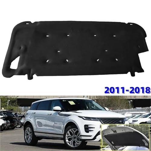 Matériau isolant de capot Evoque 2011-2018 couverture thermique avant