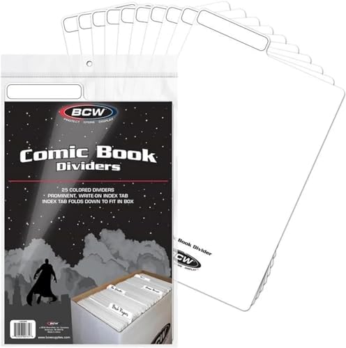 Intercalaires de bande dessinée BCW pour stopper le désordre de vos étagères