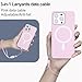 Lecnvuo Charger Lanyard, Portable Phone Stand, Cellphone Lanyards for Women Adjustable, Type c Cable, 60w USB c Charger for iPhone 16 Pro/15 Pro/Plus/Max/iPad/MacBook and More