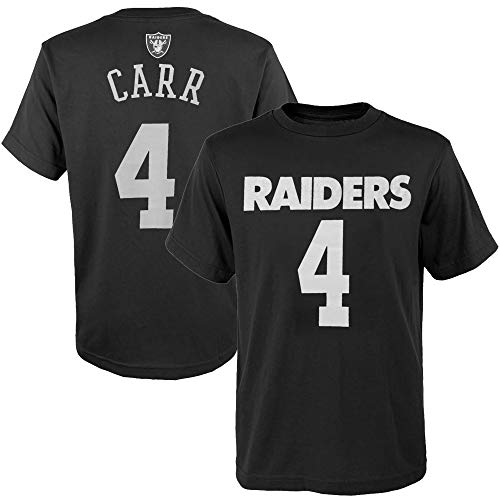 Image of NFL Kids Youth Team Color Alternate Mainliner Name and Number Player T-Shirt