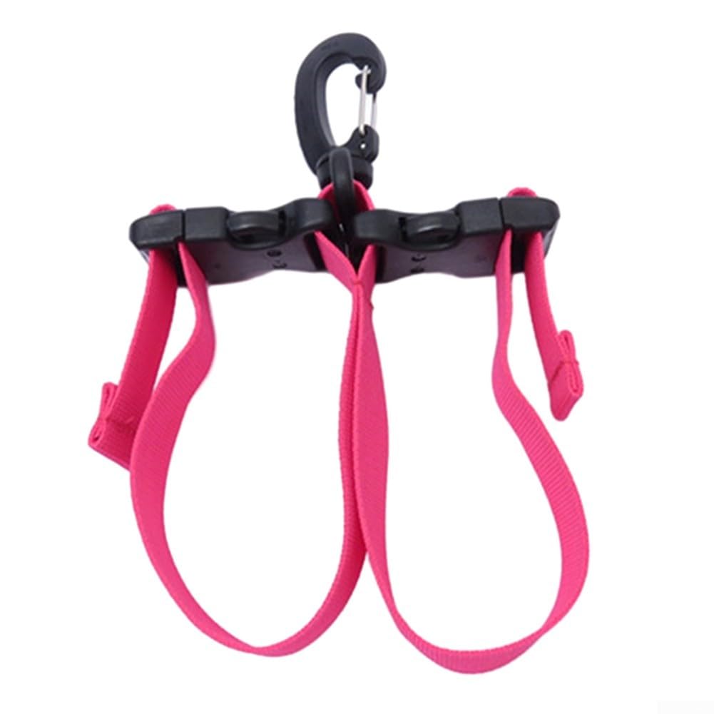 Organizza il tuo ARA Gear supporto per pinne a sgancio rapido progettato per comodità (rosa)
