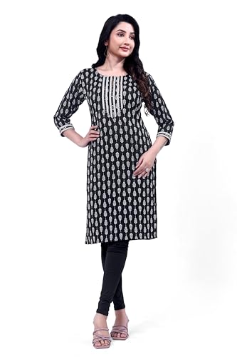 Image of Cotton Printed Short Kurti for Women