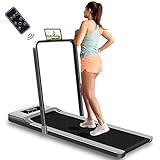 🚶 【Cinturón antideslizante avanzado】: cuenta con un marco de acero resistente y resistente con un acabado elegante y un cinturón para correr de 5 capas que absorbe los golpes,lo que hace que su experiencia de carrera sea más cómoda.