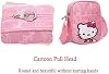 Bolso Mini Cute para Niñas, Bandolera de Lona Rosa con Gato 6