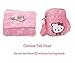 Cute Mini Purse Bag for Girls, Pink Cat Canvas Crossbody Purses