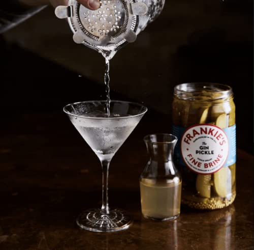 Frankie's Fine Brine Pickles 3 Jar Boozy Pickle Pack - 1 X Classic New York Deli Pickle Halves, 1 X Whiskey Pickle, 1 X Gin Pickle - 3 X 24Oz Jars #TOP4