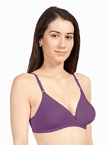Image of SONARI Omania Womens Non-Padded Cotton Polyester Bras - Solid, Non-Wired, Medium Coverage, Hand Washable (Pack of 2)