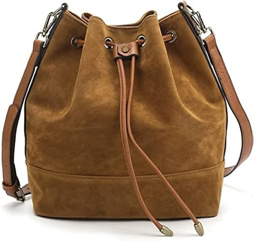 AFKOMST Sac à main pour femme, Sac à bandoulière léger Grand sac à main doux pour femme avec 2 bretelles (HD-70186A-Brown) Cover