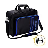 G-STORY Case Storage Bag, Carrying Case Compatible with PS5 Disc and Digital Edition, Travel Bag for Controller, Included Silicone Cover Skin Protector