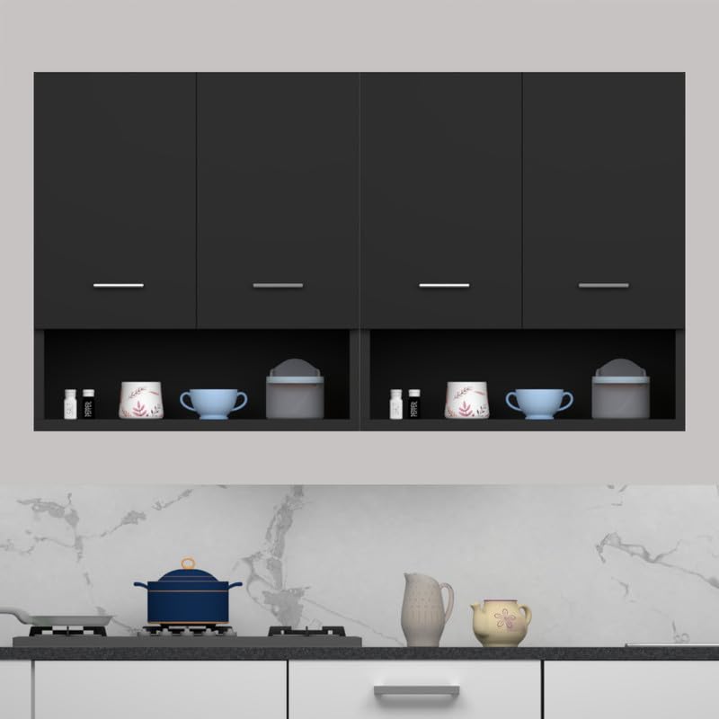 DIVYSA Multipurpose Use Modern Wall-Mounted Kitchen Cabinet with ...