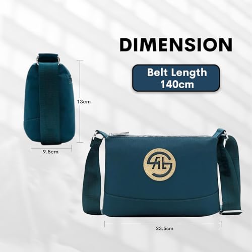 Image of Storite Drawstring Large Crossbody Shoulder Bag Casual Sports Bag Outdoor Fitness Swimming Pool Hiking Beach Gym Bag For Women, (Lavender Purple- 31x 25x 12 Cm)