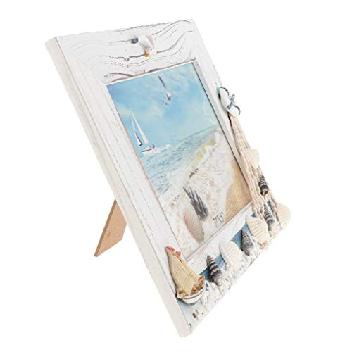 Nautical Theme Wooden Photo Frames Picture Holder Home Coffee Shop Decoration Collectable Gifts - E #TOP5