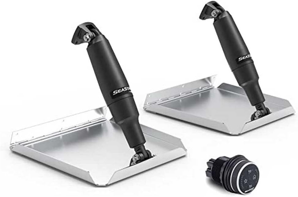 Sierra International STT3105R Standard 12" x 12" Trim Tab Kit with 2.25" Actuator - 11.5" Stroke