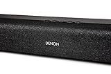 Denon DHT-S217 2.1 Soundbar mit Dolby Atmos, integrierten Subwoofer, Bluetooth, 4K UHD, und HDMI ARC, Schwarz