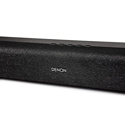 Denon DHT-S217 2.1 Soundbar mit Dolby Atmos, integrierten Subwoofer, Bluetooth, 4K UHD, und HDMI ARC, Schwarz