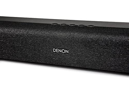 Denon DHT-S217 2.1 Soundbar mit Dolby Atmos, integrierten Subwoofer, Bluetooth, 4K UHD, und HDMI ARC, Schwarz