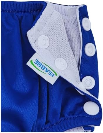 Miniatura 4 de ISABBE Pañal de natación reutilizable para bebés y niños pequeños, pañal perfecto para nadadores en piscina o playa, ideal para niños y niñas (azul,