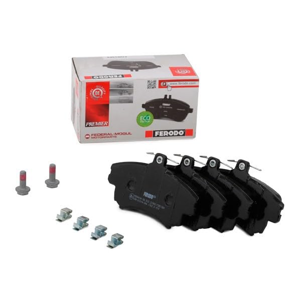 Kit 4 Pastiglie Freno Anteriori Compatibile Per Peugeot 407 (6) dal 2004 - Biba