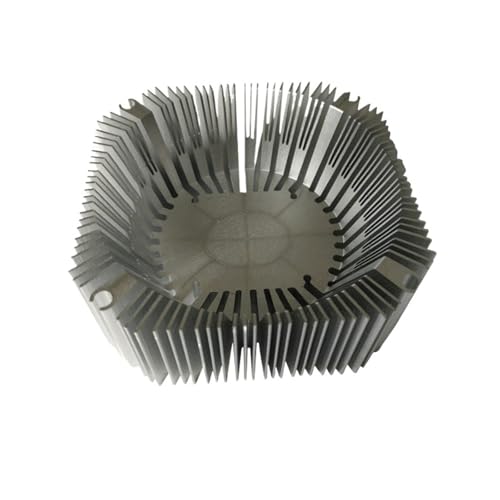 Réverbère LED carré alu avec dissipateur thermique épais